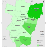 Mapa de Superficie ocupada con maíz