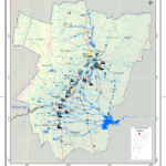 Mapa de los Sitios de monitoreo de calidad de agua