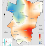 Mapa de la Acumulación de precipitación diaria