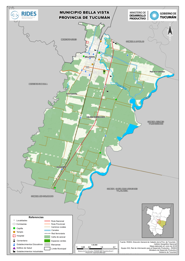 Imagen del Mapa de Municipio de Bella Vista